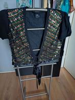 DIDI Zwarte vestje met pailletten - Maat XL-XXL €15, Kleding | Dames, Zwart, Maat 46/48 (XL) of groter, DIDI, Ophalen of Verzenden