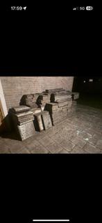 Gratis Stoeptegels & Grindtegels - 30x30 & 30x60, Ophalen, Gebruikt, Minder dan 5 m², Beton