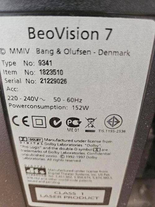 B&O BeoVision 7 TV met Afstandsbediening, Audio, Tv en Foto, Televisies, Gebruikt, 100 cm of meer, Overige merken, Ophalen of Verzenden