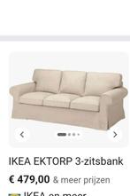 IKEA Ektorp bank 3 zits, Huis en Inrichting, Ophalen, 90 cm, Beige, Tweepersoons