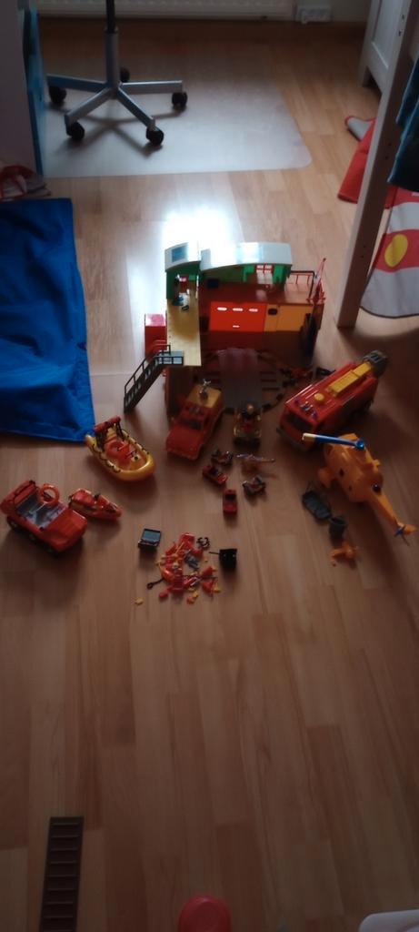 Simba brandweerman Sam speelgoed set, Kinderen en Baby's, Speelgoed | Speelgoedvoertuigen, Gebruikt, Ophalen of Verzenden