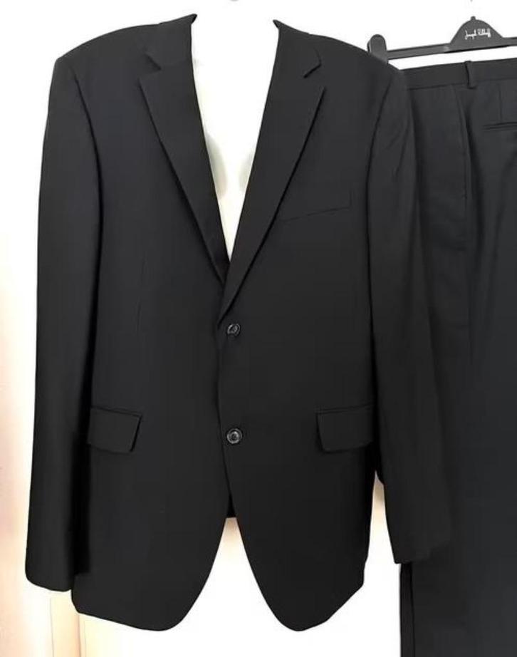 WE kostuum maat 52/54, Kleding | Heren, Kostuums en Colberts, Zo goed als nieuw, Maat 52/54 (L), Zwart, Ophalen of Verzenden
