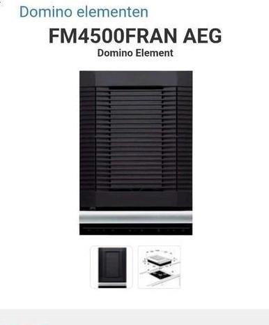 AEG grill / friteuse/ frituurpan touchcontrol en lavastenen, Huis en Inrichting, Keuken | Keukenelementen, Zo goed als nieuw, Minder dan 100 cm