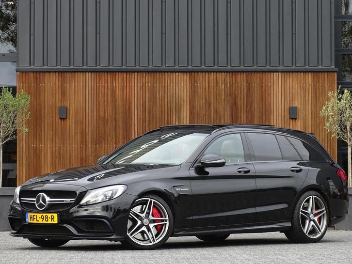 Mercedes-benz C-klasse Estate AMG 63 S V8 BI-Turbo 511PK C63, Auto's, Mercedes-Benz, Bedrijf, C-Klasse, ABS, Achteruitrijcamera