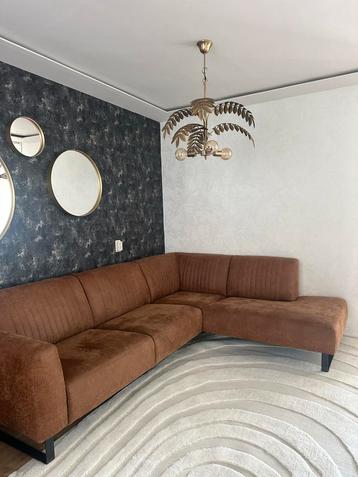 Bruine Hoekbank - Ruim en Comfortabel 270x210cm beschikbaar voor biedingen
