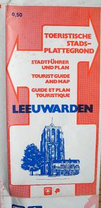 Toeristische Stadsplattegrond Leeuwarden Duits-Engels-Frans, Gelezen, Overige atlassen, Ophalen of Verzenden, 1800 tot 2000