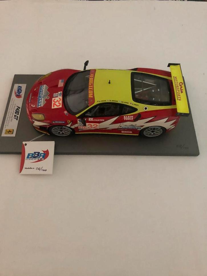 BBR 1:18–AB18010–Ferrari F430 GT–12 Hours of Sebring–2007., Hobby en Vrije tijd, Modelauto's | 1:18, Nieuw, Auto, Overige merken