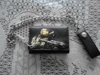 Helo Master chief portemonnee met ketting, Sieraden, Tassen en Uiterlijk, Portemonnees, Zwart, Zo goed als nieuw, Leer, Ophalen