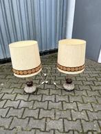 2x Scheurich Vintage Schemerlampen DDR Fat Lava, Ophalen, Metaal, Minder dan 50 cm