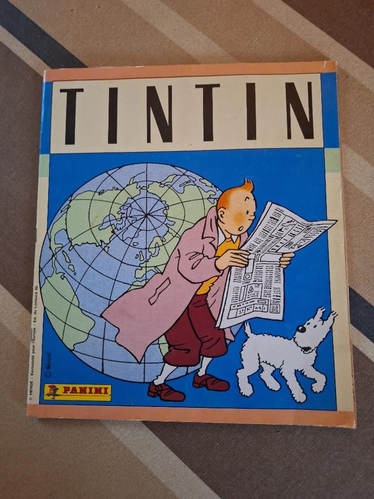 Panini album Kuifje compleet, Hobby en Vrije tijd, Stickers en Plaatjes, Ophalen, Gebruikt, Meerdere stickers