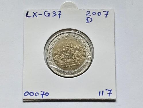 2-euromunt Duitsland (D) D 2007 Herdenking LX-G37, Postzegels en Munten, Munten | Europa | Euromunten, Losse munt, 2 euro, Duitsland