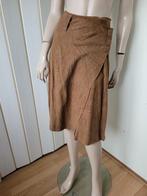 Comptoir des Cottoniers suede leren rok bruin maat 40, Maat 38/40 (M), Bruin, Ophalen of Verzenden, Zo goed als nieuw