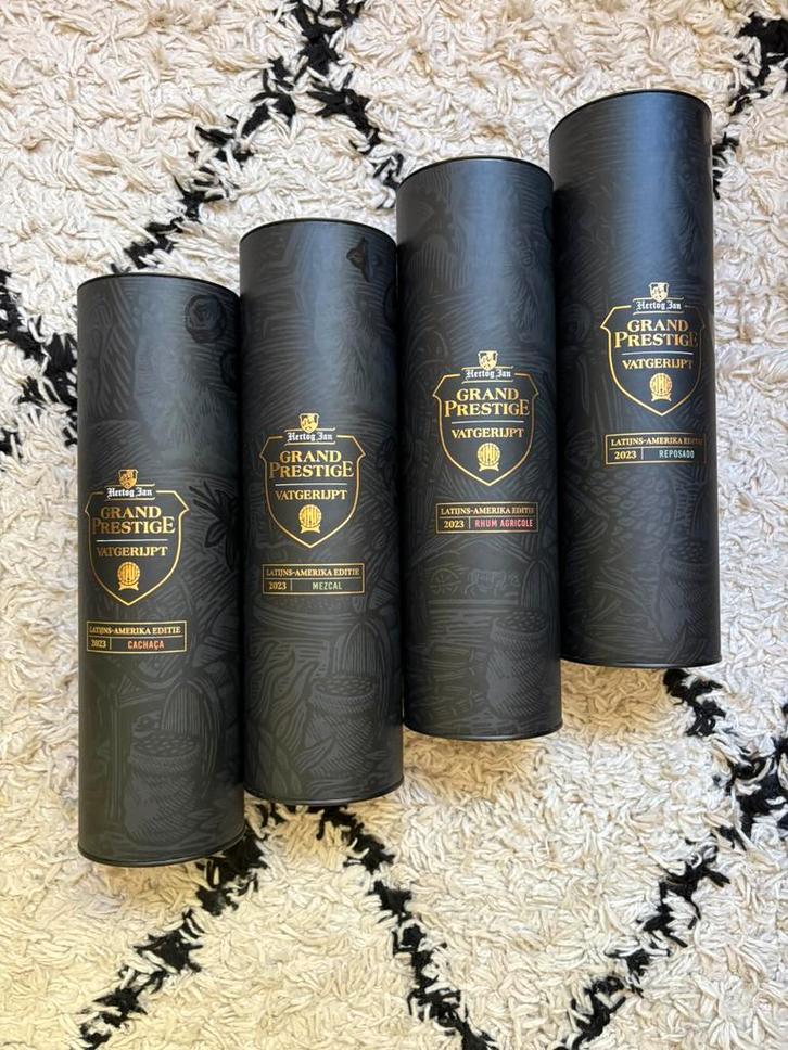 Hertog Jan Gran Prestige - Vatgerijpt - Midden Amerika, Verzamelen, Biermerken, Zo goed als nieuw, Flesje(s), Overige merken, Ophalen of Verzenden