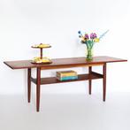 Vintage Deense salontafel teak design retro, Ophalen, Vintage retro midcentury deens design, Minder dan 50 cm, 100 tot 150 cm