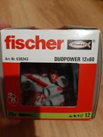 Fischer Duopower 12x60 Pluggen - Nieuw!, Doe-het-zelf en Verbouw, IJzerwaren en Bevestigingsmiddelen, Ophalen of Verzenden, Nieuw