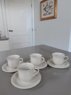 4 koffiekoppen met schotels Villeroy en Boch Manoir NIEUW, Ophalen of Verzenden, Zo goed als nieuw, Overige stijlen, Kop(pen) en/of Schotel(s)