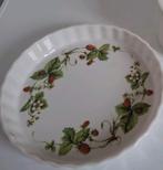 1x taart/quiche vorm Marjolein Bastin servies, Huis en Inrichting, Keuken | Servies, Ophalen, Zo goed als nieuw, Porselein, Overige stijlen