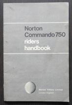 Norton Commando 750 Riders Handbook - 1968 (reprint), Verzenden, Overige merken