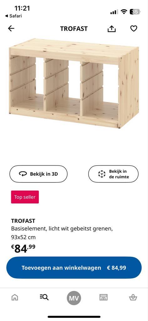 IKEA Trofast opbergmeubel, Huis en Inrichting, Kasten | Kledingkasten, Gebruikt, Minder dan 100 cm, 50 tot 100 cm, 25 tot 50 cm