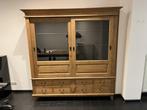 Prachtige vitrinekast, Huis en Inrichting, Kasten | Vitrinekasten, Ophalen, 200 cm of meer, 150 tot 200 cm, Hout