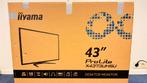 Iiyama X3473UHSU 4K monitor 43”, IPS, Ophalen of Verzenden, ., Thunderbolt