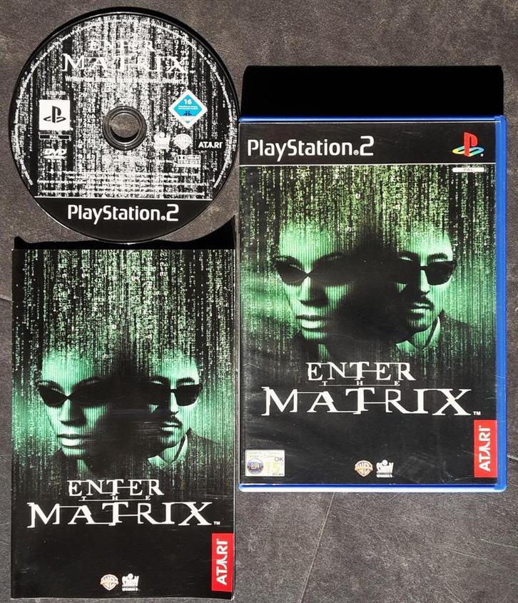 PS2 - Enter the Matrix - PlayStation 2 Actie game, Spelcomputers en Games, Games | Sony PlayStation 2, Zo goed als nieuw, Avontuur en Actie