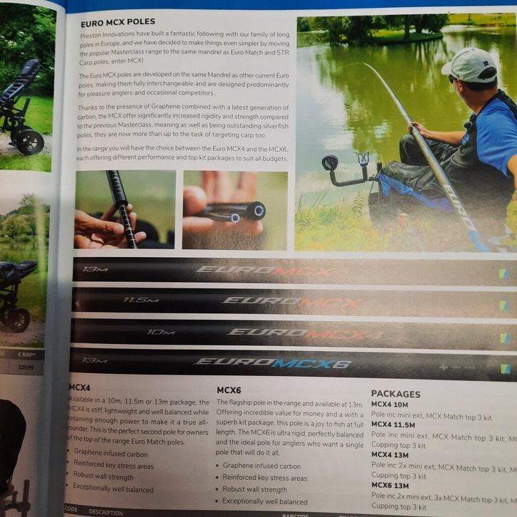 Preston MCX 6 13 meter pack, Watersport en Boten, Hengelsport | Witvissen, Nieuw, Vaste hengel, Ophalen