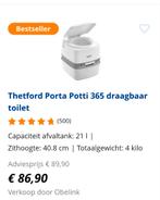 Porta Potti, Ophalen, Zo goed als nieuw