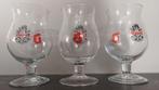 3 Duvel glazen, Ophalen of Verzenden, Zo goed als nieuw, Glas of Glazen, Duvel