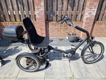 3 wiel elek ligfiets HUKA Cortes Shimano Steps+ midden motor beschikbaar voor biedingen
