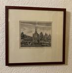 Alkmaar accijnstoren kopergravure 18e eeuw, Antiek en Kunst, Ophalen of Verzenden
