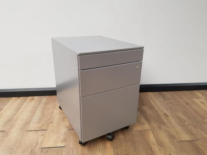 Metalen ladeblok dossierlade + pennenlade (Aluminium), Huis en Inrichting, Kasten | Ladekasten, Minder dan 100 cm, Minder dan 50 cm