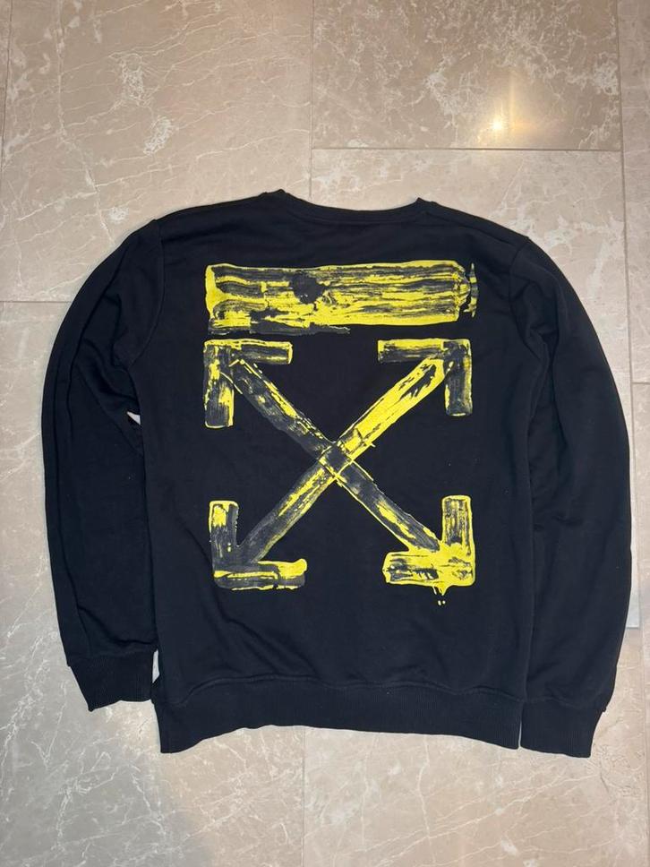 Off-White Acrylic Arrow trui, Kleding | Heren, Truien en Vesten, Zo goed als nieuw, Maat 48/50 (M), Zwart, Ophalen of Verzenden