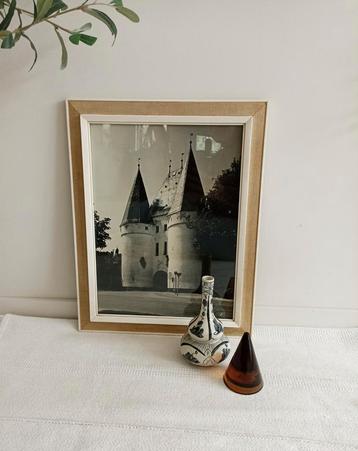 Mooie oude foto Kampen in vintage lijst jaren 60  beschikbaar voor biedingen