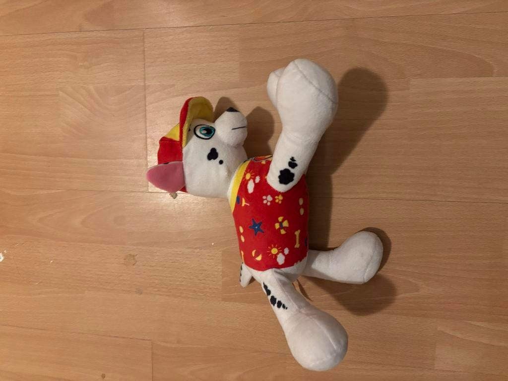 Paw Patrol Knuffel - Marshall, Ophalen of Verzenden, Zo goed als nieuw, Hond