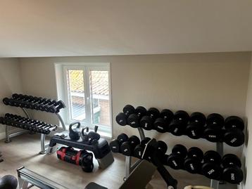 Halterset 1 t/m 30 KG + Rek beschikbaar voor biedingen