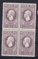 X174) 1913 NL blok van 4 nr 99 €1900 MNH geen garantie, Ophalen of Verzenden, T/m 1940, Postfris