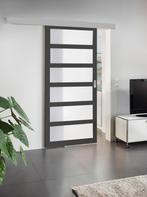 Marley schuifdeur Sunshine antraciet 90x211 cm, 200 cm of meer, Zwart, Nieuw, 50 tot 100 cm
