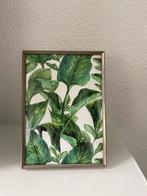 Vintage fotolijstje met bol glas 13:18 cm, Ophalen of Verzenden