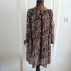 Off shoulder panter tuniek/ jurk mt L/XL, Bruin, Verzenden, Maat 42/44 (L), Zo goed als nieuw