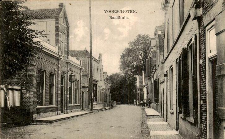 Voorschoten - Raadshuis, Verzamelen, Ansichtkaarten | Nederland, Gelopen, Zuid-Holland, 1960 tot 1980, Ophalen of Verzenden