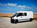 Buscamper L2H2 Wit Buscamper,camper, festival Renault Master, Auto's, 221 €/maand, Overige carrosserieën, 2000 kg, Wit