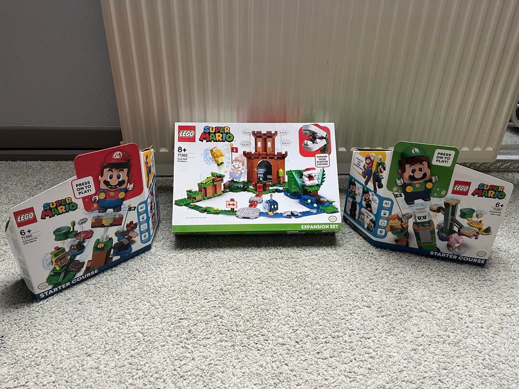 Lego Super Mario Sets - Starter en Uitbreiding, Kinderen en Baby's, Speelgoed | Duplo en Lego, Ophalen, Zo goed als nieuw, Complete set