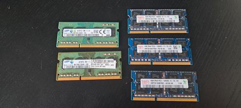 Totaal 9x SoDimm DDR3L Samsung, SK Hynix, Synology, Computers en Software, RAM geheugen, Zo goed als nieuw, Laptop, 4 GB, DDR3