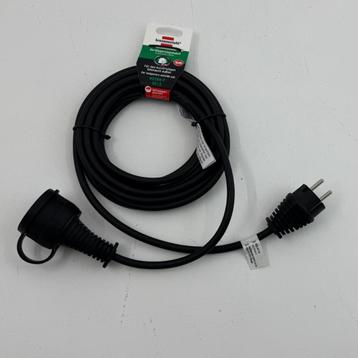 Brennenstuhl Kwaliteits rubber verlengkabel IP44 5m zwart |  beschikbaar voor biedingen