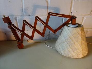 vintage schaarlamp 60er jaren beschikbaar voor biedingen