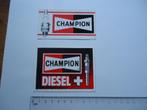 sticker oud CHAMPION  origineel race autosport rally f1 f-1, Verzenden, Zo goed als nieuw