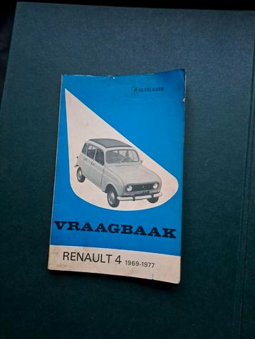 Vraagbaak Renault 4 beschikbaar voor biedingen