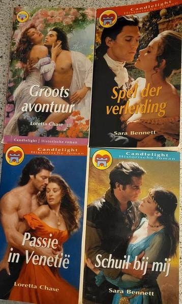 40 Historische Candlelight romans beschikbaar voor biedingen
