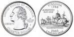 Quarter Dollar / Zeilschepen /, Postzegels en Munten, Munten | Amerika, Losse munt, Verzenden, Noord-Amerika
